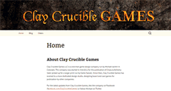 Desktop Screenshot of claycrucible.com